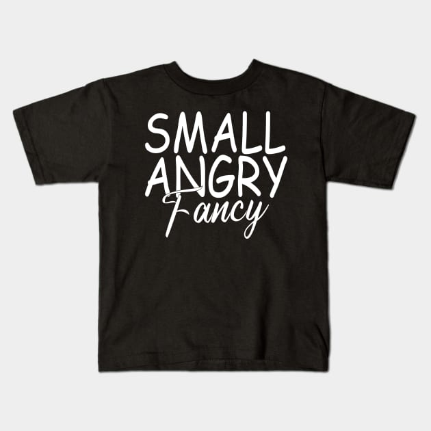 small angry fancy Kids T-Shirt by mdr design